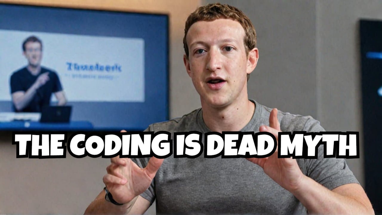 Zuck Tells Truth about AI & Software Development Exposes Coding is Dead Lie